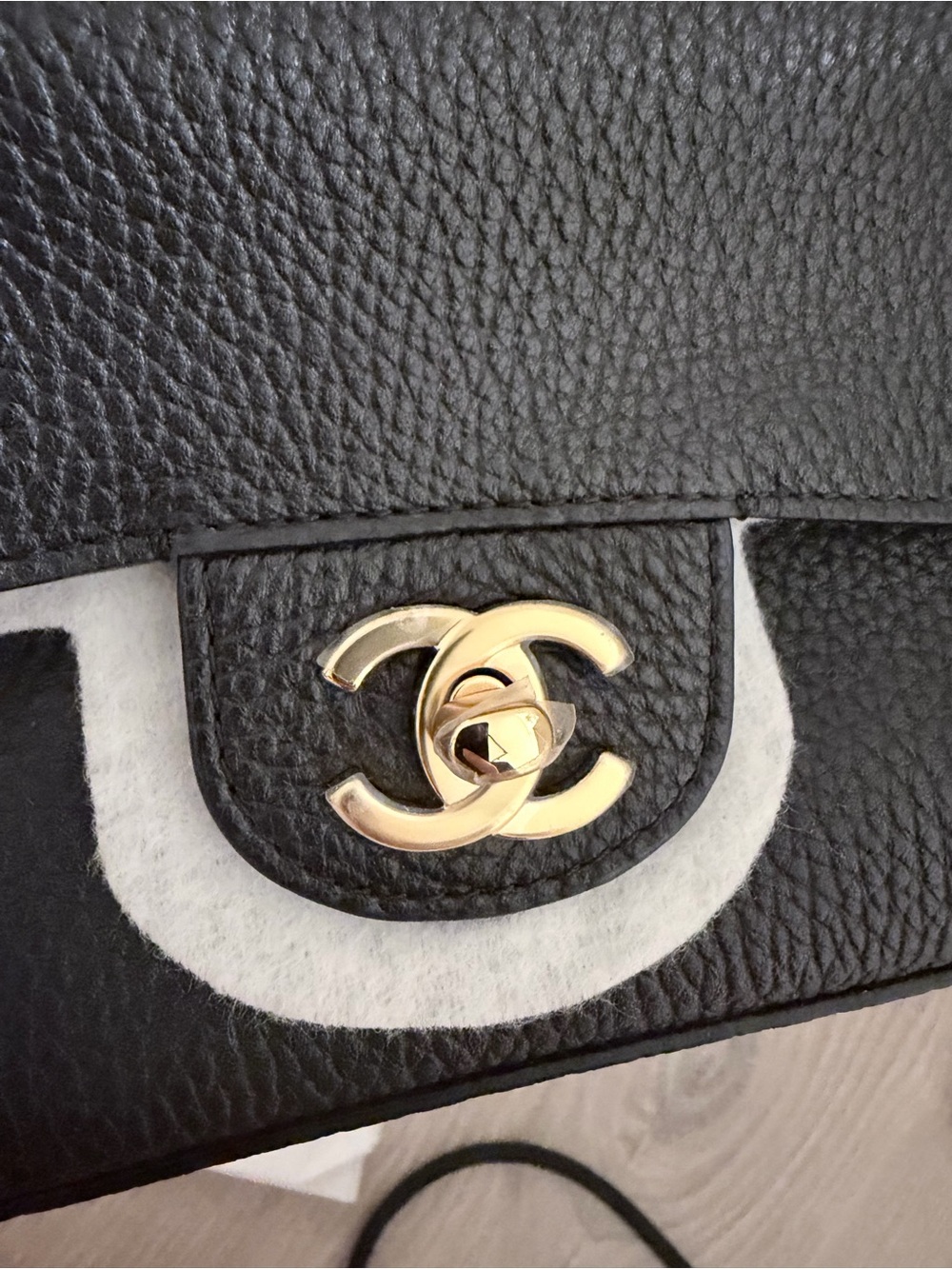 Chanel new 26B black flap mini souplissimo bag - Picture 8 of 16